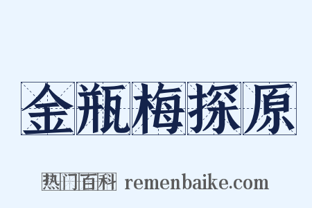 金瓶梅探原是什么意思的图片